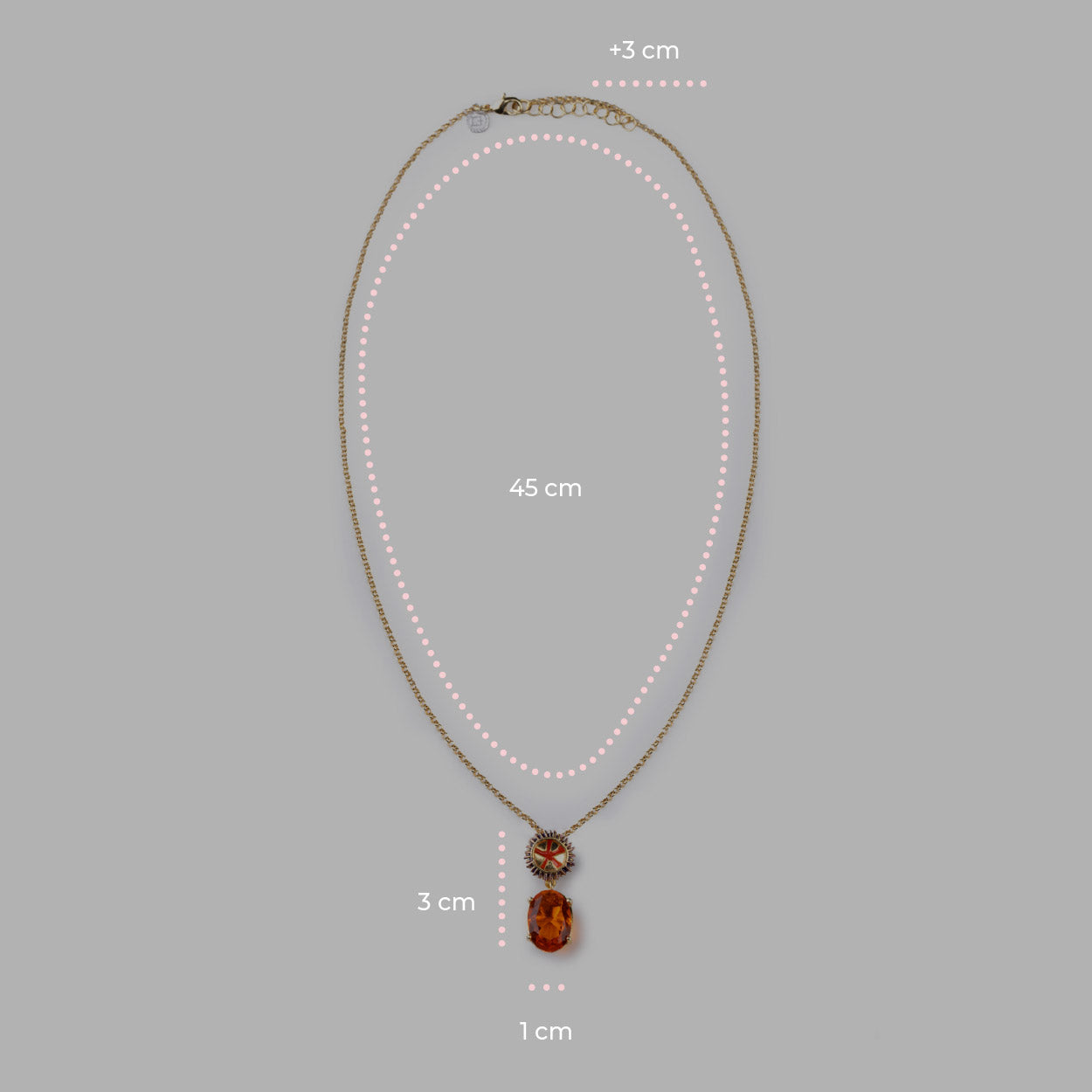 Collana Riccio Gemma - 60000241 misure