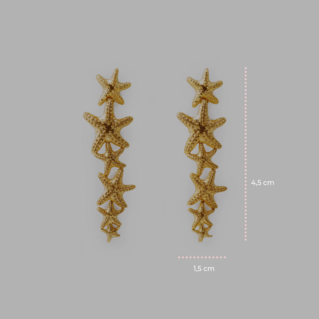 Orecchini Marea Gold - 60000232 misure