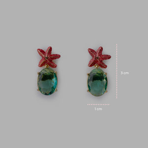 Orecchini Stella Marina Gemma - 60000239 misure