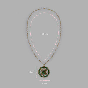 Collana Rosone Verde - 60000213 misure