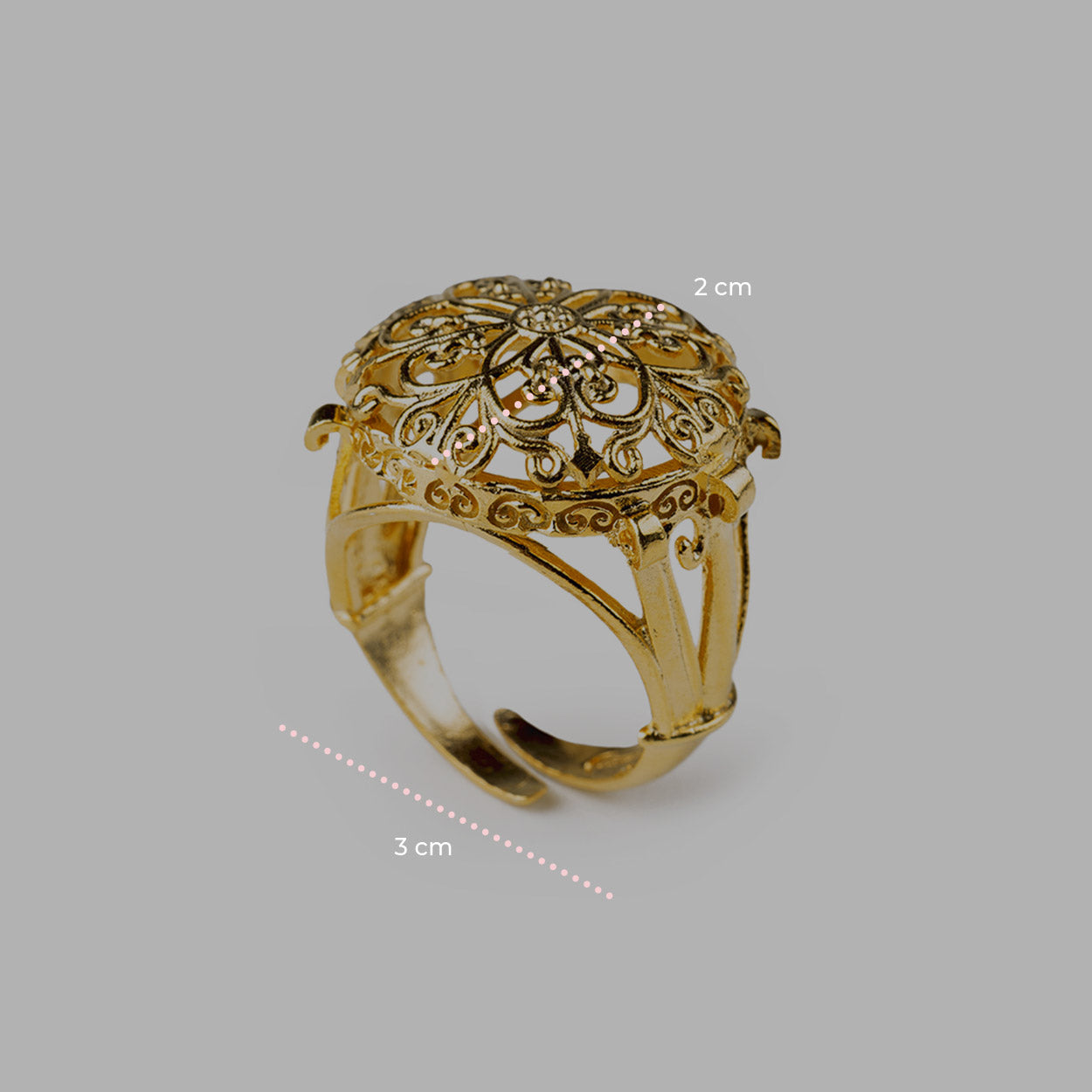 Anello Barocco Gold - 60000054 misure