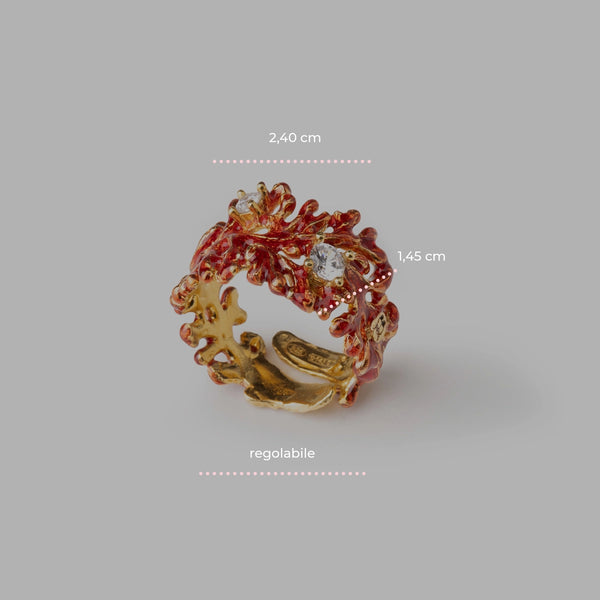 Anello Corallo - 20001485 misure