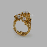 Anello Gold Rami di Perle - 20001512 misure