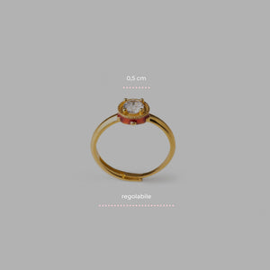 Anello Mini Tamburello Gemma - 20001469 - misure