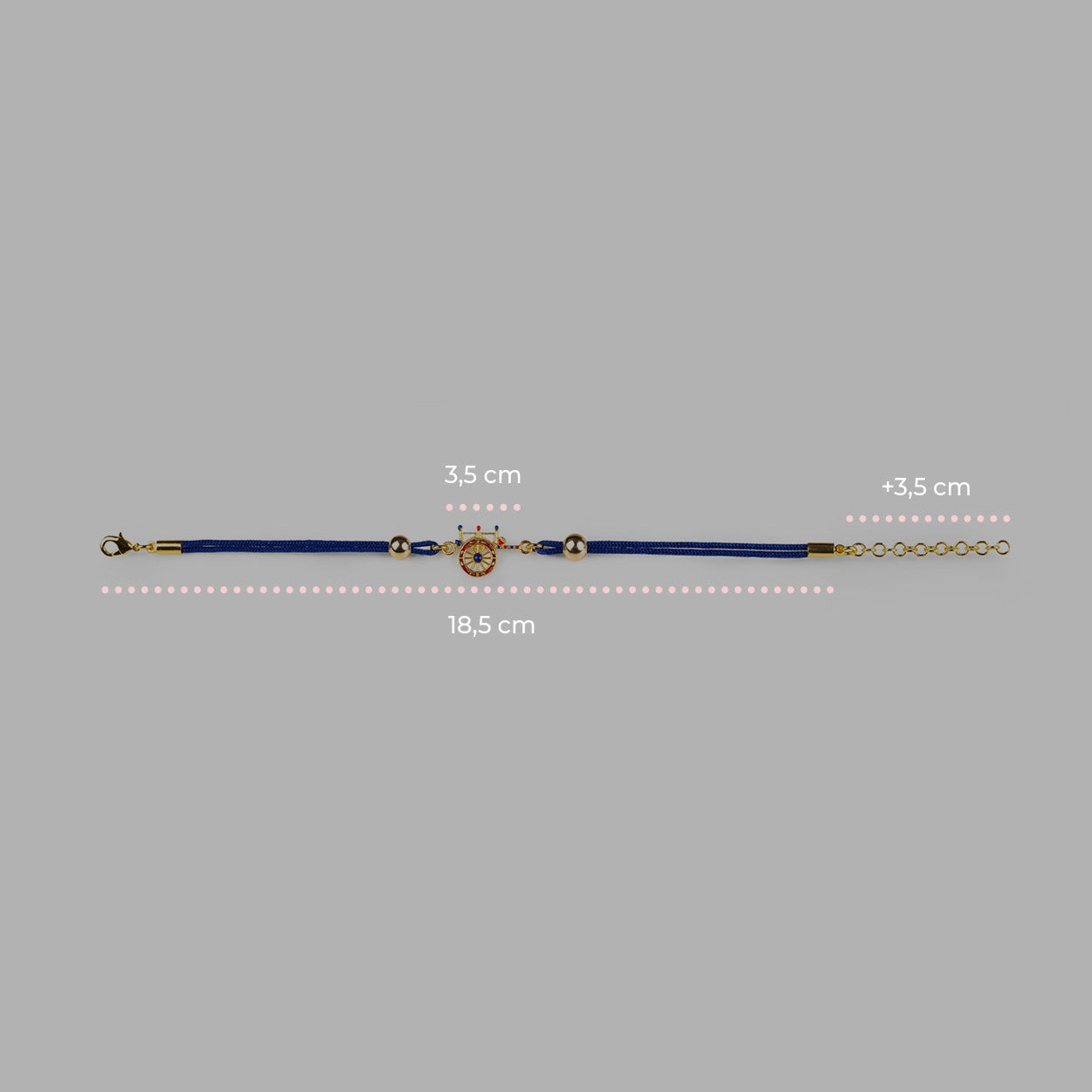 Bracciale Cordino - Carretto - 60000031 misure
