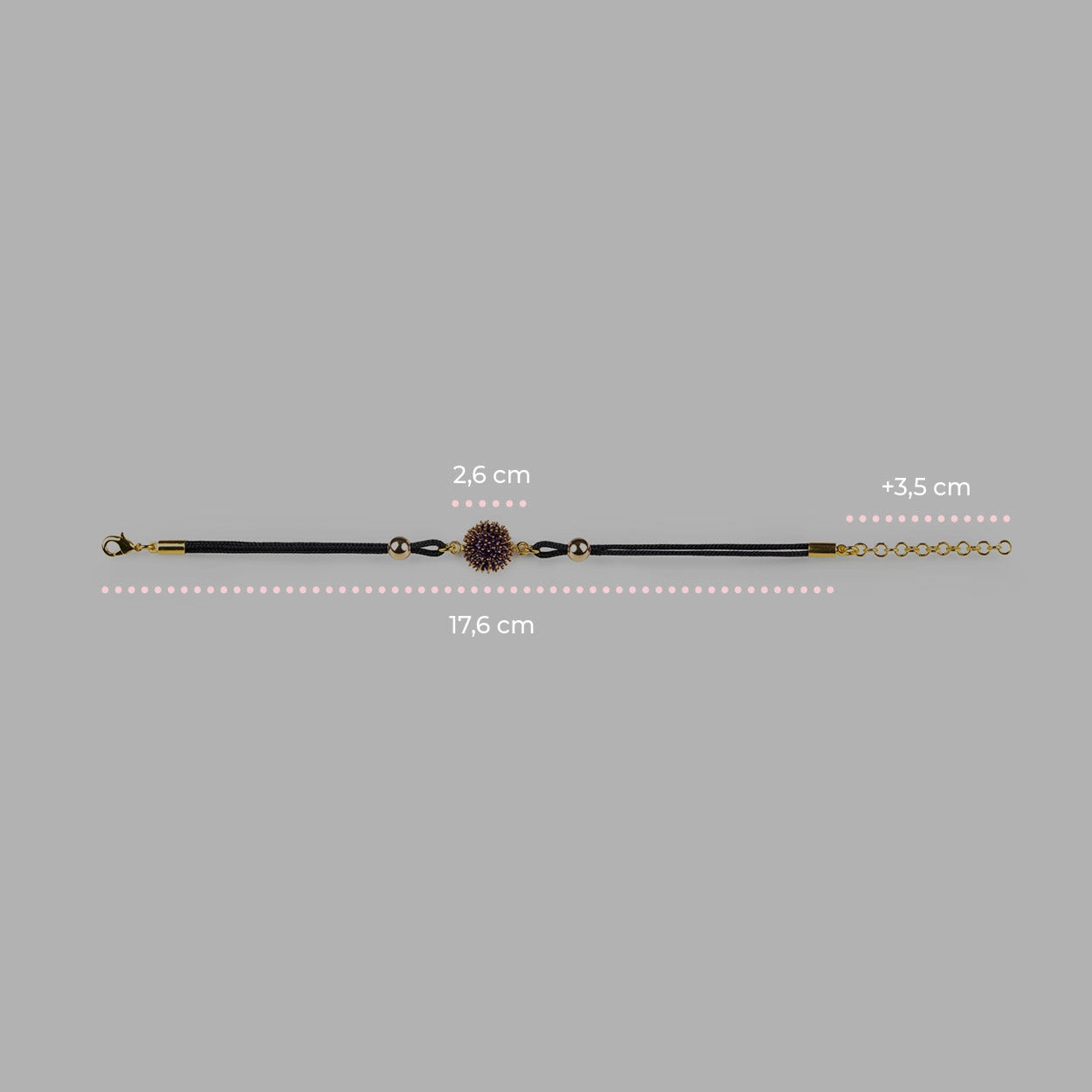 Bracciale Cordino - Riccio Aculei - 60000034 misure
