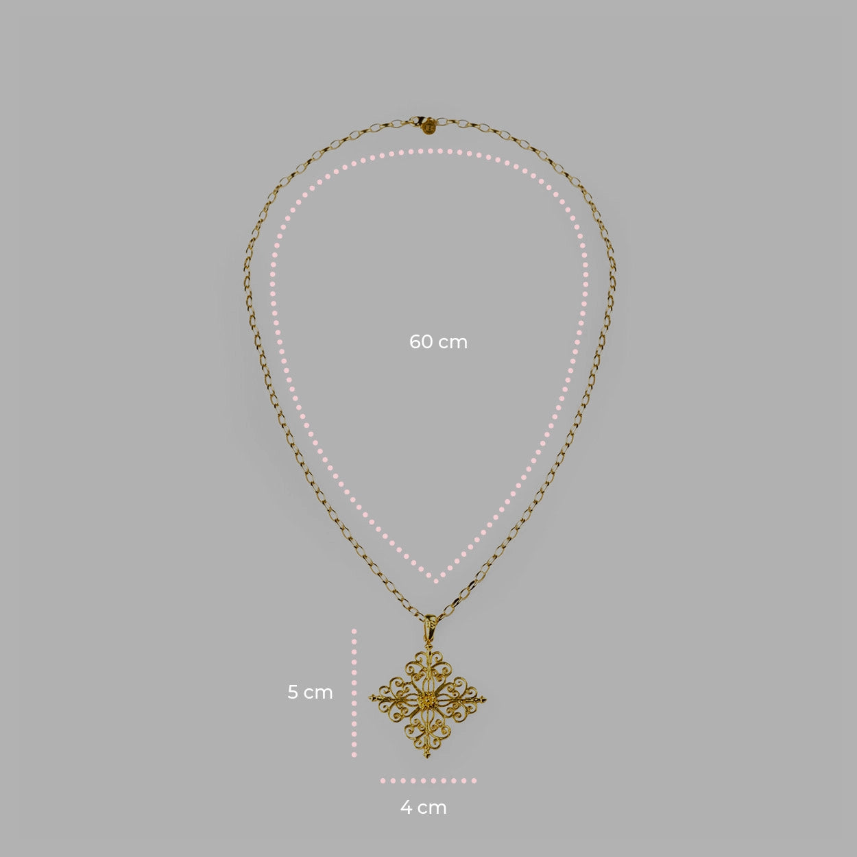 Collana Barocco Gold - 60000055 misure
