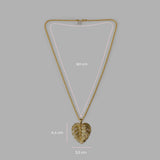 Collana Monstera Gold - 60000048 misure