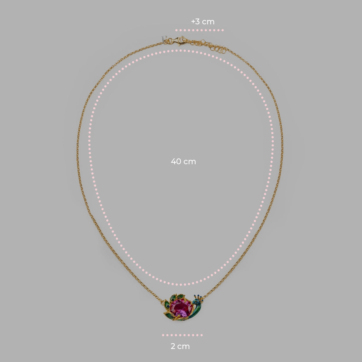 Collana Pavone - 20001505 misure