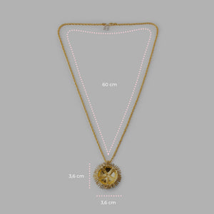 Collana Gold Riccio Acueli - 20001499 misure