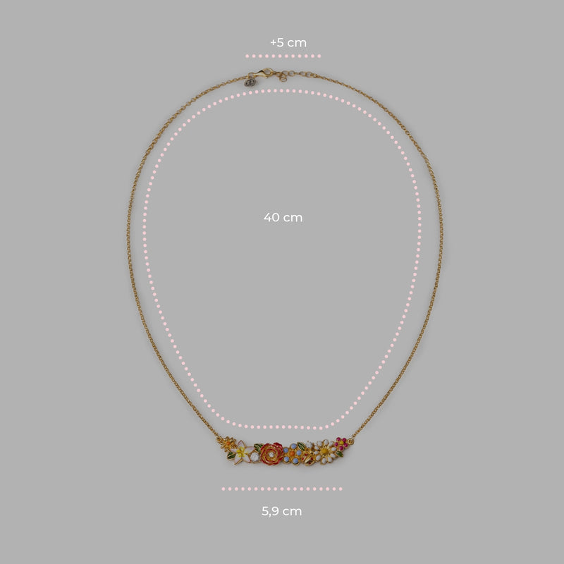 Mini Collier Giardino Fiorito - 20001486 misure