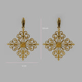 Orecchini Barocco Gold - 60000053 misure