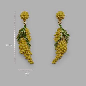 Orecchini Mimosa - misure
