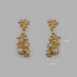 Orecchini Gold Rami di Perle - 20001510 misure