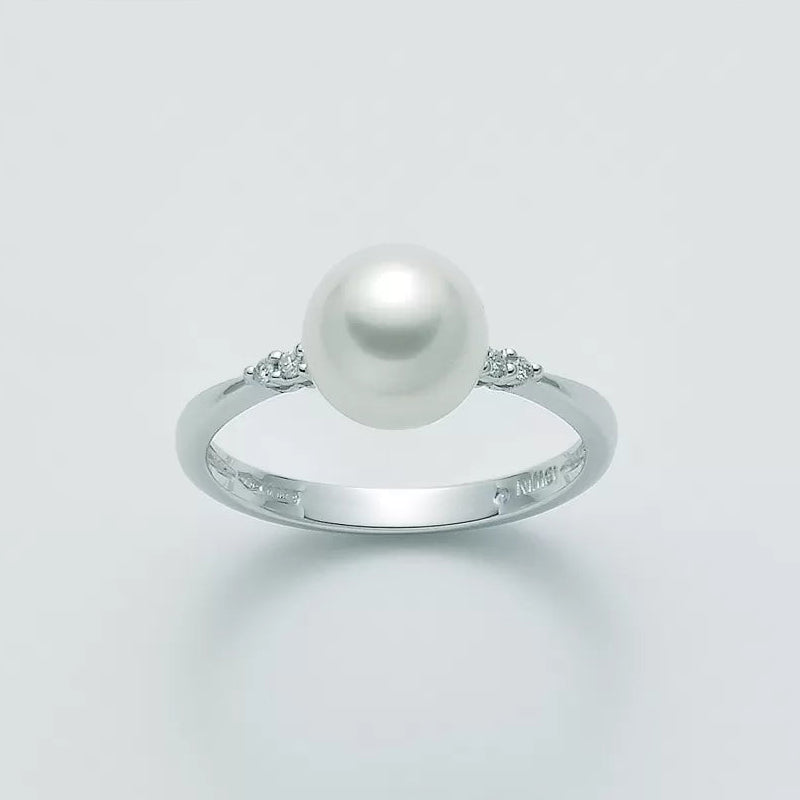 Anello Nimei - Perla Akoya e Diamanti - PLI1539