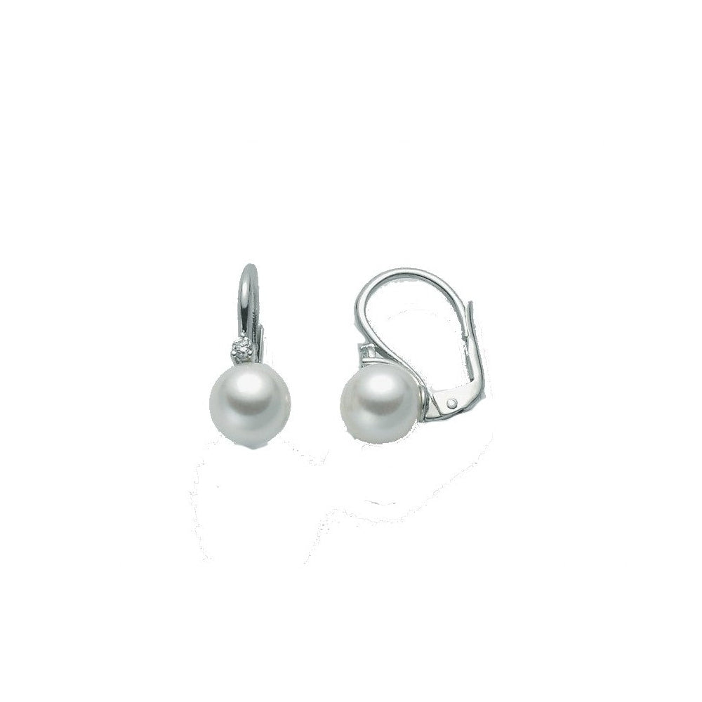 Orecchini Nimei - Perle Gemelle Akoya con Diamanti - PMN775BN_005