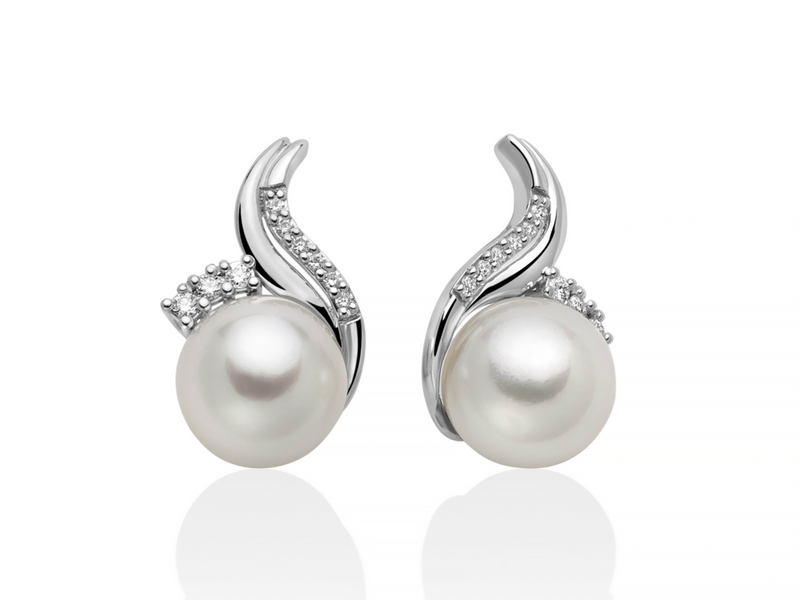 YADOCA Orecchini di Perle 10mm per Donne in Sterlina Argento 925 Anallergici Pendenti Zircone Orecchini YADOCA Orecchini di Perle 10mm per Donne in Sterlina Argento 925 Anallergici Pendenti Zircone Orecchini