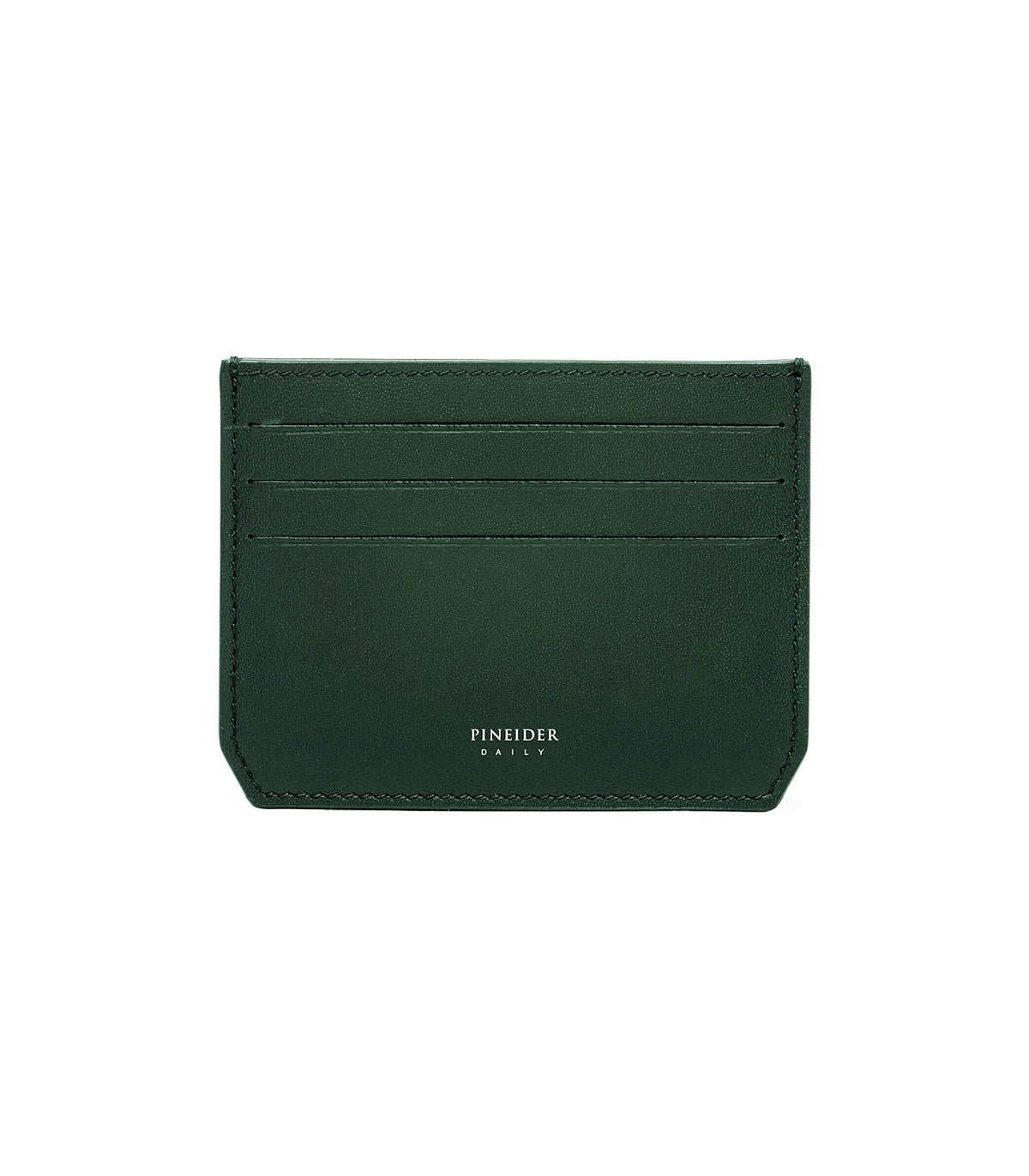 Porta Carte Pineider in Pelle Liscia - colore verde