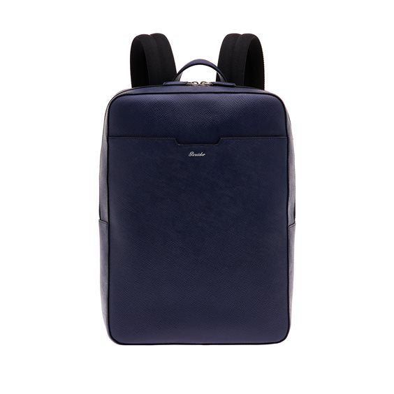Zaino Slim Pineider in Pelle Blu - PBL005334