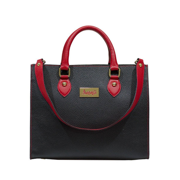 Small Shopping Bag Busy Rock Ammia - Scaramanzia - Paglia Nera - retro