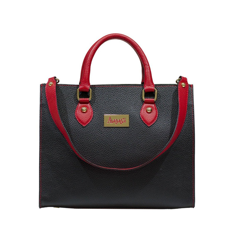 Small Shopping Bag Busy Rock Ammia - Scaramanzia - Paglia Nera - retro