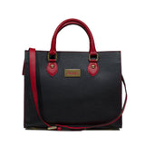 Small Shopping Bag Busy Rock Ammia - Scaramanzia - Paglia Nera - retro con tracolla