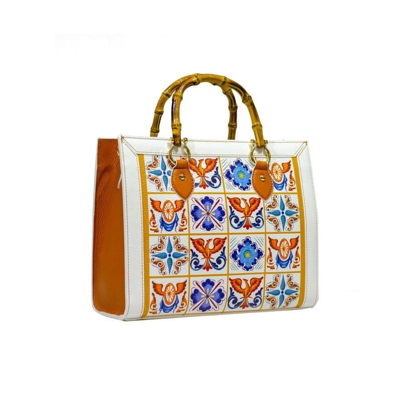 Small Shopping Bag Busy Ammia - Tabacchiere - Mattone e Bambù