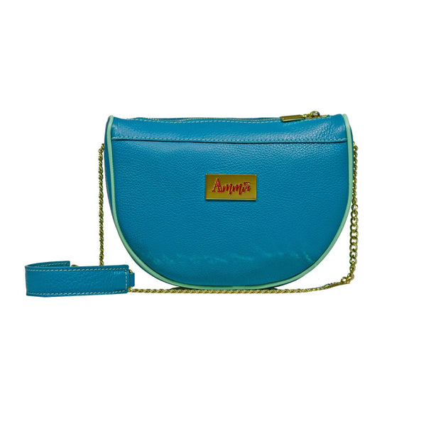 Mezzaluna Slice Ammia - Angelica - Bianca e Turchese - retro