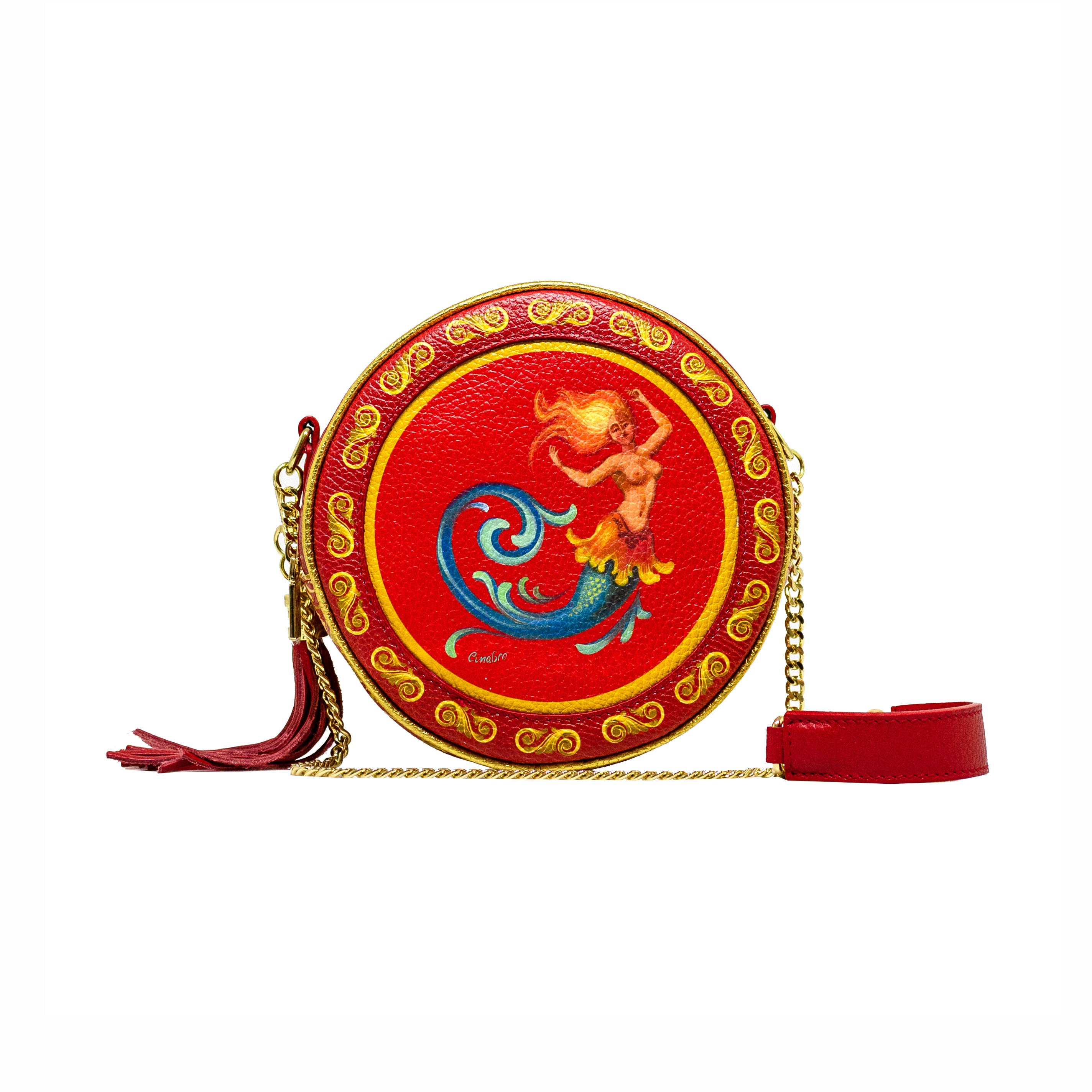 Round Bag Tamburì Ammia - Quattro Elementi - Fuoco