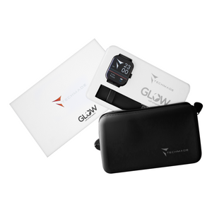 Confezione Smartwatch Techmade - GLOW con Pochette - Black