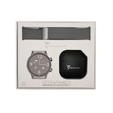 Confezione Smartwatch Techmade - DYNAMIC 2 - Bundle Pack con Auricolari - Grigio
