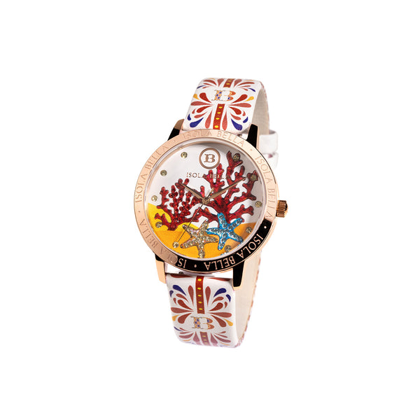 Orologio Isola Bella - Loving Sicily - Corallo