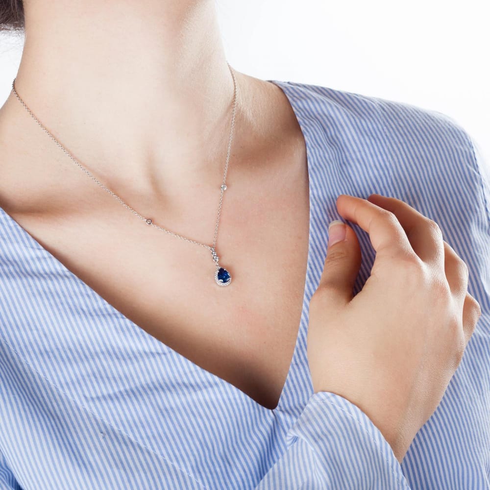 COLLANA MORELLATO TESORI IN ARGENTO - SAIW09 indossata