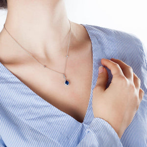 COLLANA MORELLATO TESORI IN ARGENTO - SAIW09 indossata