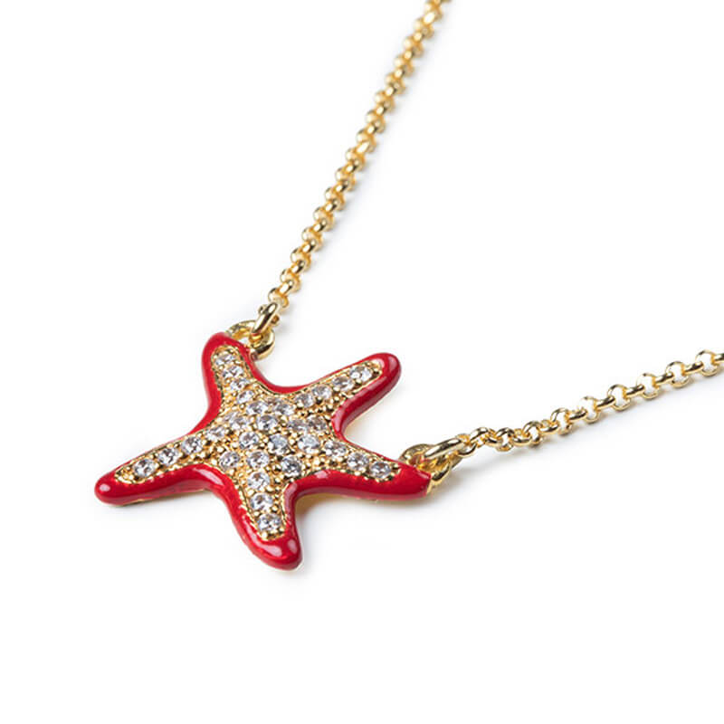Collana Isola Bella - Lapilli - Stella Marina - Patanegioielli