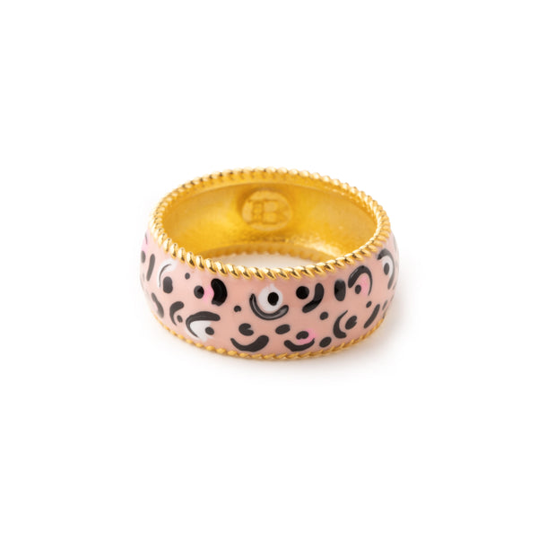 ANELLO FASCIA ANIMALIER LEOPARDATO