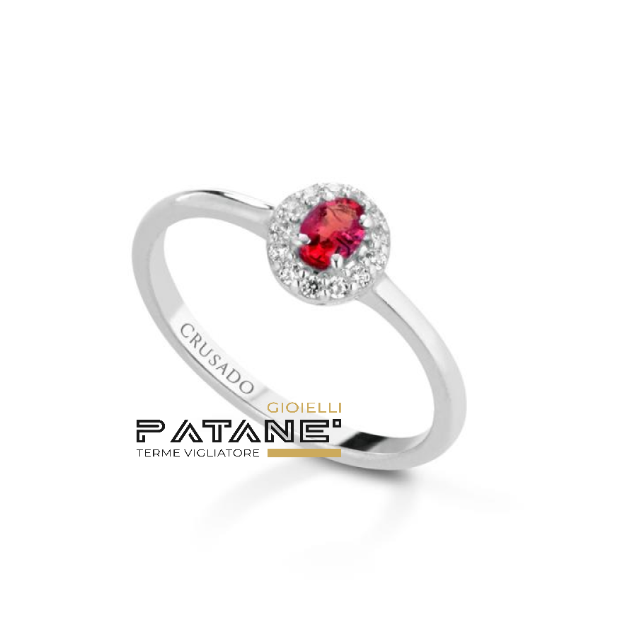 Anello Crusado con Rubino - Riccione - ANRICR