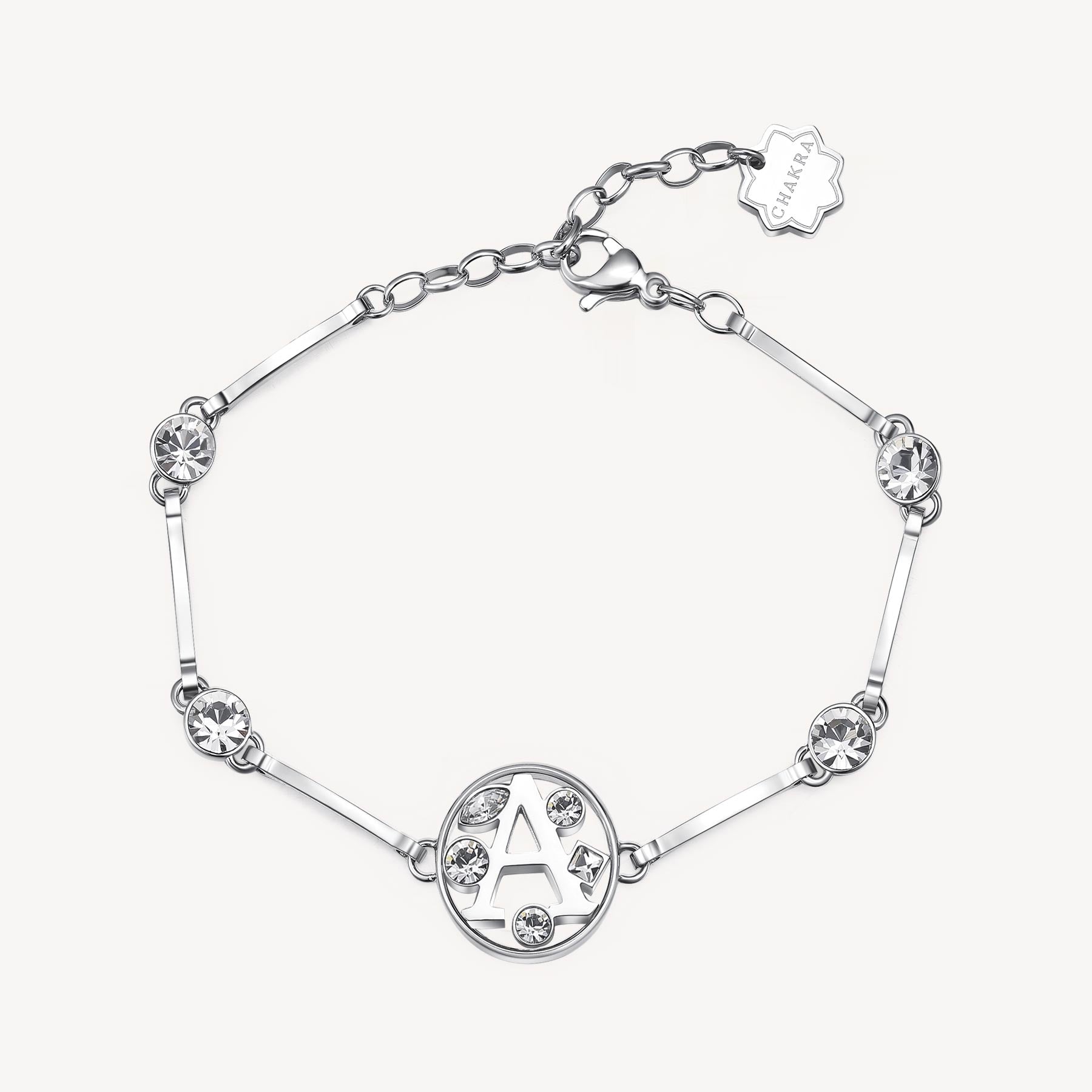 BRACCIALE CHAKRA ALFABETO - BHKB049