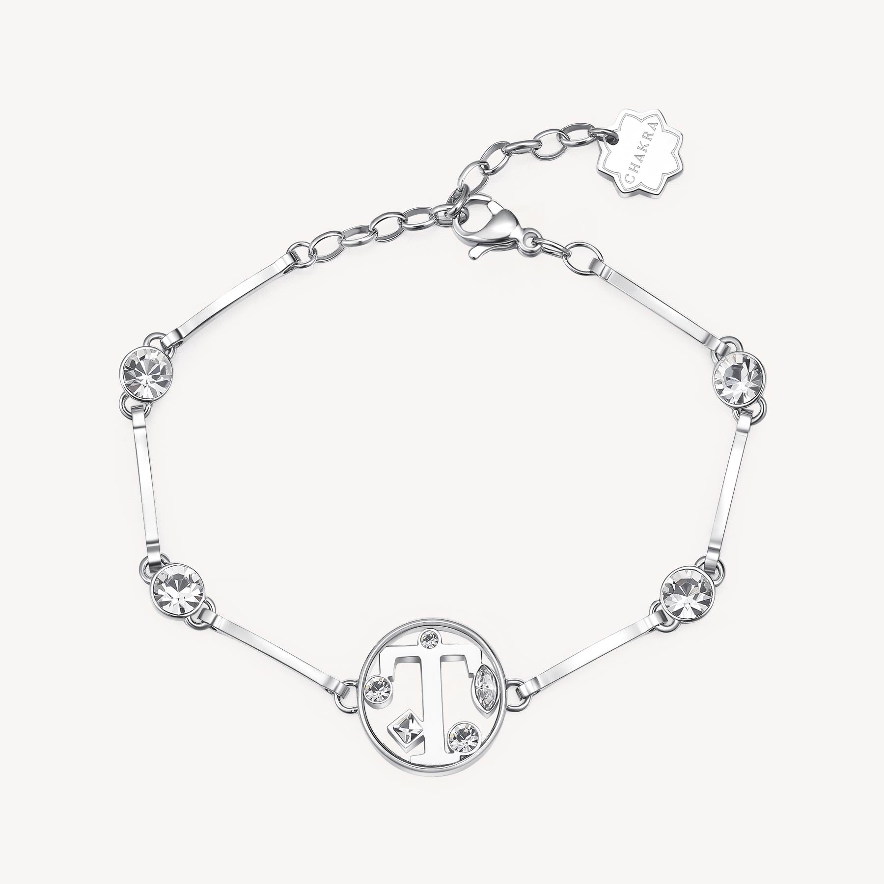 BRACCIALE CHAKRA ALFABETO - BHKB068