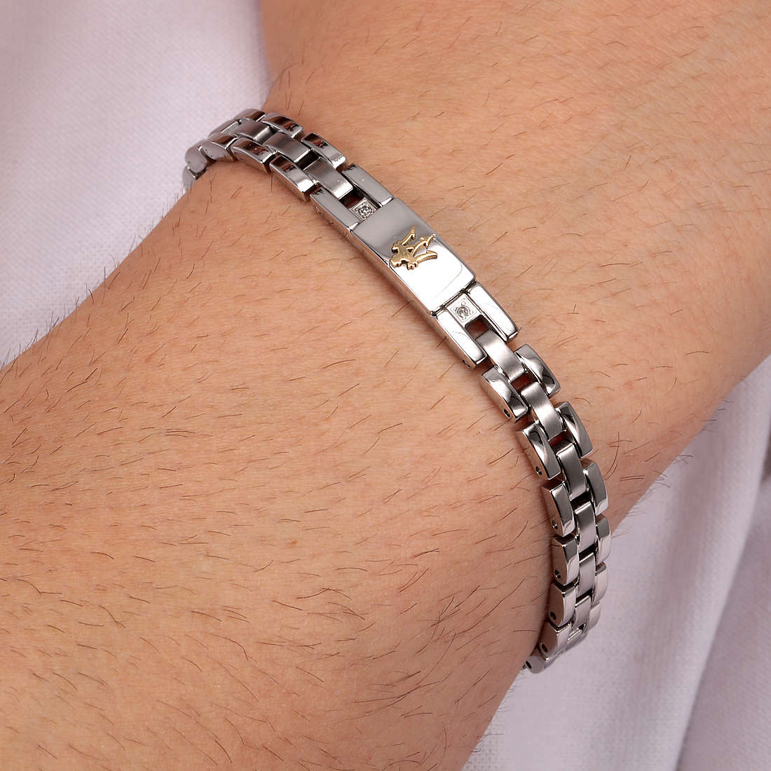 Bracciale Maserati - Diamonds - JM221ATY04 indossato
