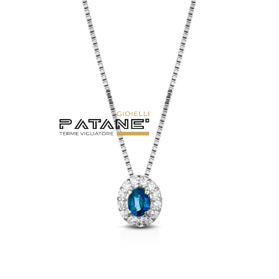 Collana Crusado con Zaffiro - Riccione - CORICZ