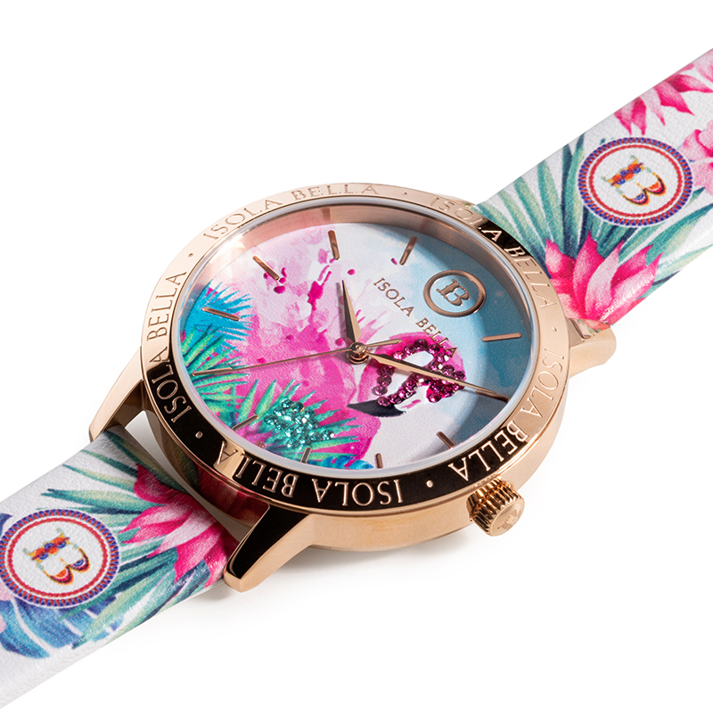 Orologio Isola Bella - Fenicottero