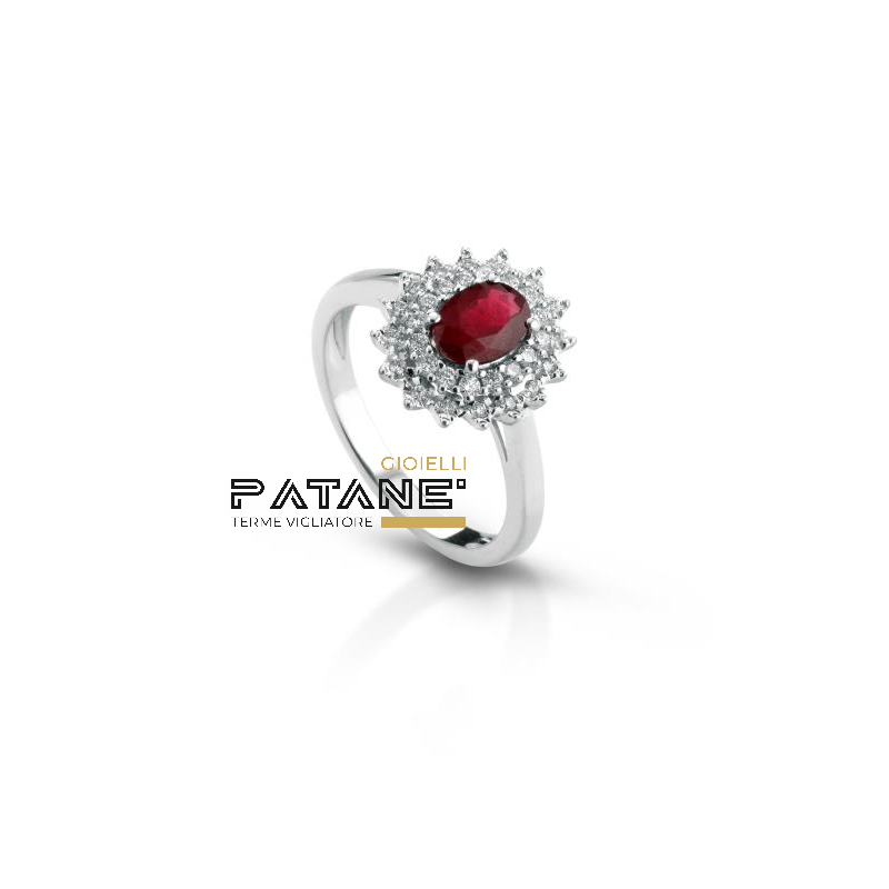 Anello Crusado con Rubino - Sanremo - ANSRM4R