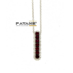 Collana Davite & Delucchi con Rubini e Diamanti