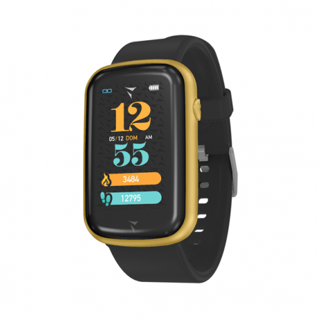 Smartwatch Techmade - STEPS Gold Black