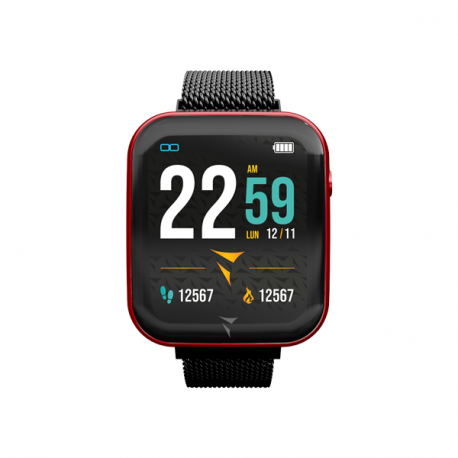 Smartwatch Techmade - TALK Metal Red